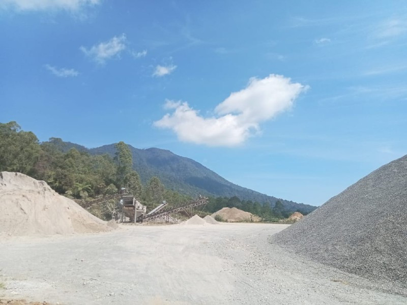 PT. Violeta Cakra Kencana Diduga Produksi Material Galian C Ilegal Untuk Dijual
