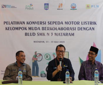 PLN Peduli UIP Nusra Gelar Pelatihan Motor Konversi untuk Siswa SMK