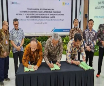 Wujudkan Mitigasi Gas Rumah Kaca, MedcoEnergi – PLN Teken Perjanjian Jual Beli Listrik