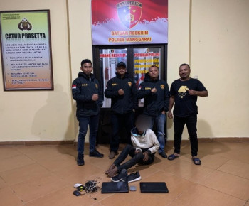 Maling Laptop di SMP Fransiskus, Pria Asal Nunukan Kaltara Diamankan Polres Manggarai