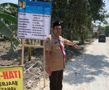 Kementerian PUPR Bangun Dua Jalan Kabupaten di Blora Selatan