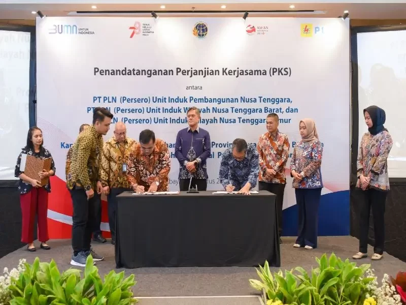 PLN Bersama Kementerian ATR/BPN Wilayah NTB dan NTT Teken PKS terkait Pendaftaran, Asistensi, dan Pengadaan Tanah