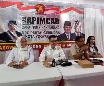 Gerindra Kota Yogyakarta Deklarasikan Gibran Jadi Cawapres Prabowo