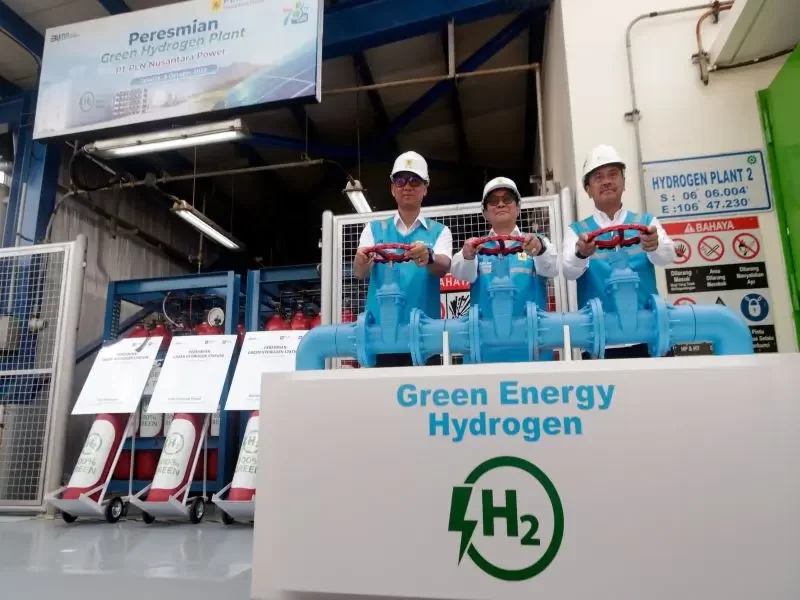 Resmikan Plant Pertama di Indonesia, Kementerian ESDM: PLN Miliki Cara Paling Cepat Hasilkan Green Hydrogen