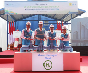 Terbanyak di Asia Tenggara! PLN Resmikan 21 Unit Green Hydrogen Plant
