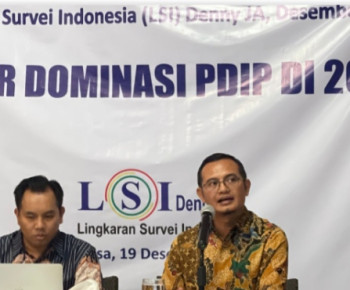 PDIP Terlempar dari Puncak Klasemen versi LSI Denny JA