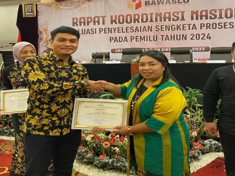 Keren, Bawaslu Manggarai Raih Juara V Kompetisi Video PSPP Kabupaten/Kota se-Indonesia