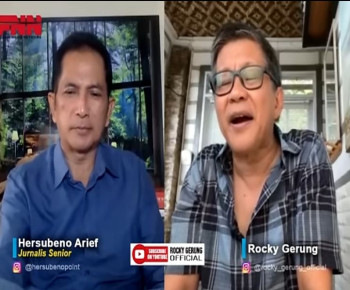 Rocky Gerung Sebut PDIP Panik Hadapi Ancaman Kekuasaan Baru Orba