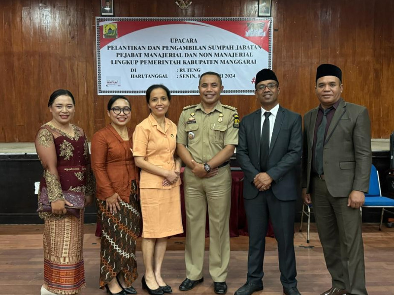 Sekcam Langke Rembong Dapat Jabatan Baru jadi Kabid Pembangunan Desa DPMD