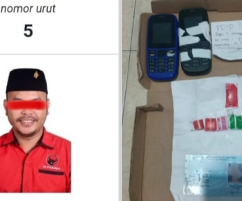 Selundupkan Shabu ke Lapas, Oknum Caleg PDIP Pangkalpinang Diamankan Petugas