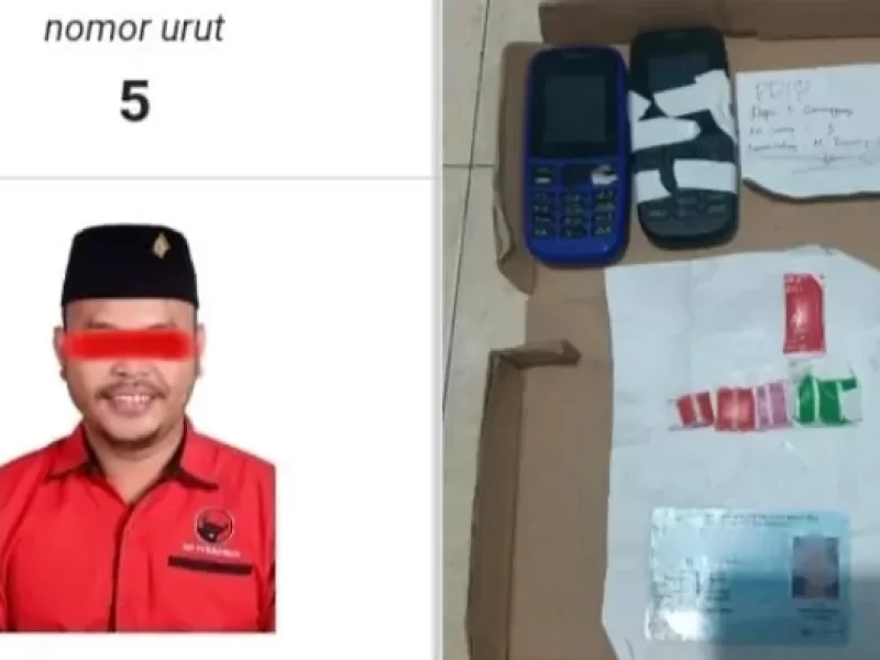 Selundupkan Shabu ke Lapas, Oknum Caleg PDIP Pangkalpinang Diamankan Petugas