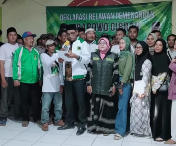 Simpatisan PPP Brebes Deklarasi Dukung Prabowo-Gibran