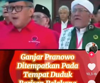Ganjar Duduk di Belakang hingga Nama Tak Disebut Saat HUT PDIP ke-51