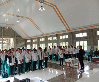 Lantik 50 PTPS, Ketua Panwaslucam Cibal Barat: Jalankan Tugas Secara Profesional dan Jaga Integritas