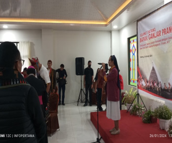 Di Hadapan Ganjar dan Uskup Ruteng, Biarawati Katolik ini Malah Ngajak Sebut Pasangan Capres Lain