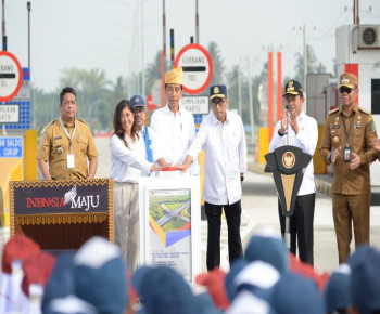 Dua Ruas Tol Diresmikan Presiden Joko Widodo, Pj Gubernur Sumut Optimis Dongkrak Sektor Industri dan Pariwisata