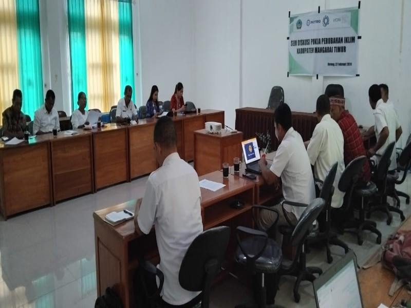 Pokja Perubahan Iklim Manggarai Timur Duduk Bersama Evaluasi Rencana Aksi Daerah Adapatasi Perubahan Iklim 2023