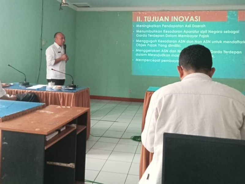 Realisasi PBB – P2 Masih Rendah, Kanis Nasak Tekankan ASN Harus jadi Contoh