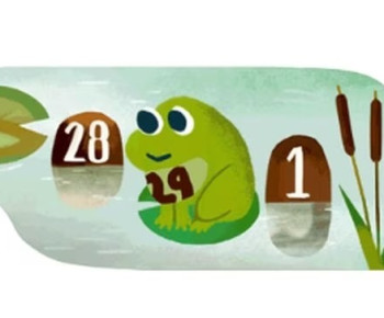 Google Doodle Hari ini, Mengenal Hari Kabisat 29 Februari