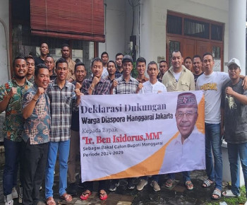 Diaspora Manggarai Jakarta Deklarasi Dukung Ben Isidorus Calon Bupati Manggarai