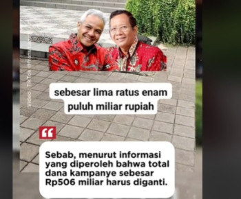 Viral Isu Ganjar Stres Harus Kembalikan Dana Kampanye Gegara Kalah Pilpres, Begini Respon PDIP