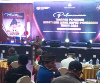 Launching Tahapan Pilkada Manggarai 2024, Bupati Hery Ingatkan Kontestan Jaga Kamtibmas