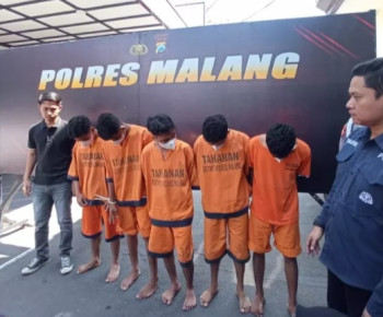 Usai Hujani Rumah Kontrakan di Dau Malang, Lima Warga NTT Digelandang Polisi