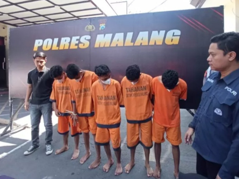 Usai Hujani Rumah Kontrakan di Dau Malang, Lima Warga NTT Digelandang Polisi