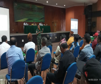 Bincom Cegah Konflik Sosial, Kasrem Simon Kamlasi Singgung Kesejahteraan