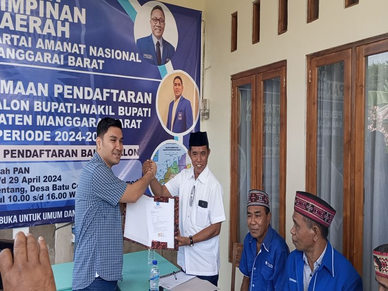 Butuh Perubahan dan Perbaikan, Mario Pranda Daftar ke PAN Maju Pilkada Mabar