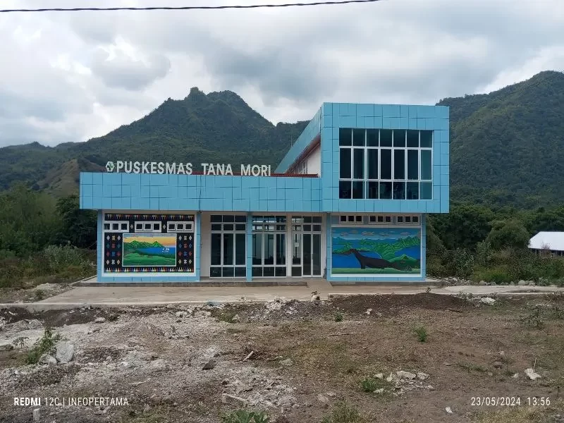 Habiskan Dana 7 M Lebih, Puskesmas Tana Mori Dikerjakan Asal Jadi