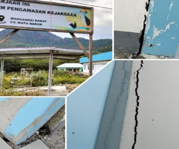 CV Watu Bakok Diminta Segera Bayar Temuan BPK Soal Kekurangan Volume Pekerjaan PKM Tana Mori