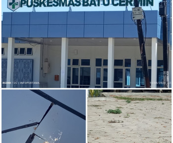 Anggaran Gede, Kondisi Puskesmas Batu Cermin Memprihatinkan; Padahal Dekat Kantor Polisi dan Kejaksaan