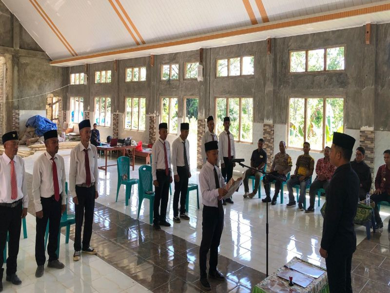 Lantik 10 PKD, Ketua Panwaslucam Cibal Barat: Jadilah Pengawas yang Profesional dan Berintegritas