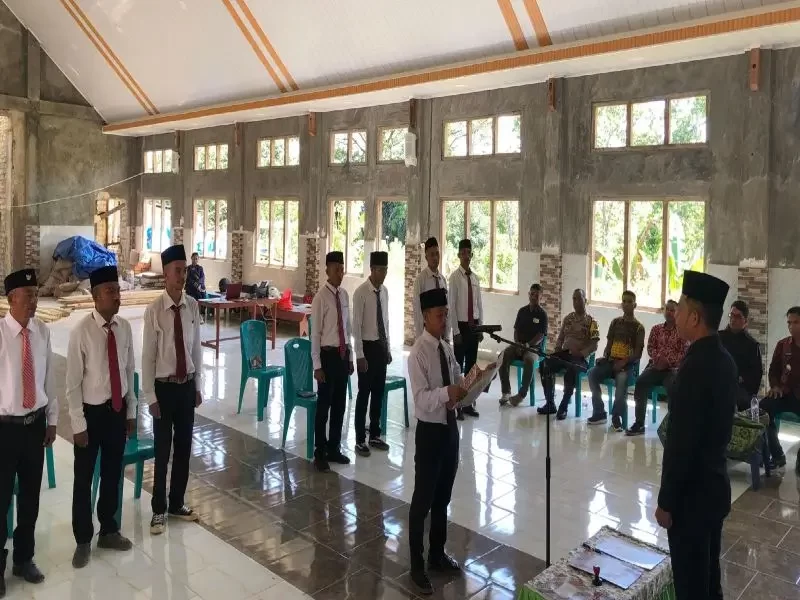 Lantik 10 PKD, Ketua Panwaslucam Cibal Barat: Jadilah Pengawas yang Profesional dan Berintegritas