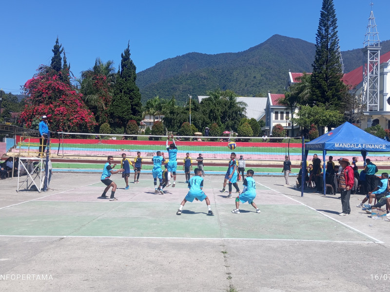 Bupati Cup I Manggarai, Voli Putra Satar Mese Taklukan Keenaman Mbaumuku