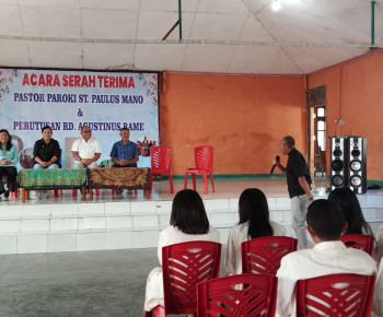 KKN Integratif UNIKA Ruteng Berikan Kontribusi Nyata untuk Administrasi Paroki Santu Paulus Mano