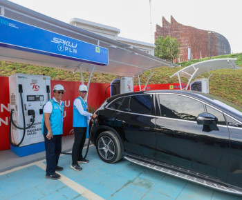 Selama Gelaran HUT RI di IKN, 18 SPKLU PLN Layani 340 Transaksi Pengisian Mobil Listrik