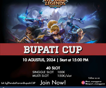 Pertama di Flores, Gamers Gelar Bupati Cup Esports Tournament di Manggarai