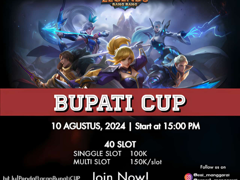 Pertama di Flores, Gamers Gelar Bupati Cup Esports Tournament di Manggarai