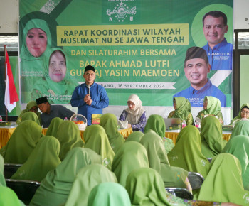 Muslimat NU Jateng Sasar 4,8 Suara Perempuan Menangkan Ahmad Luthfi dan Gus Yasin