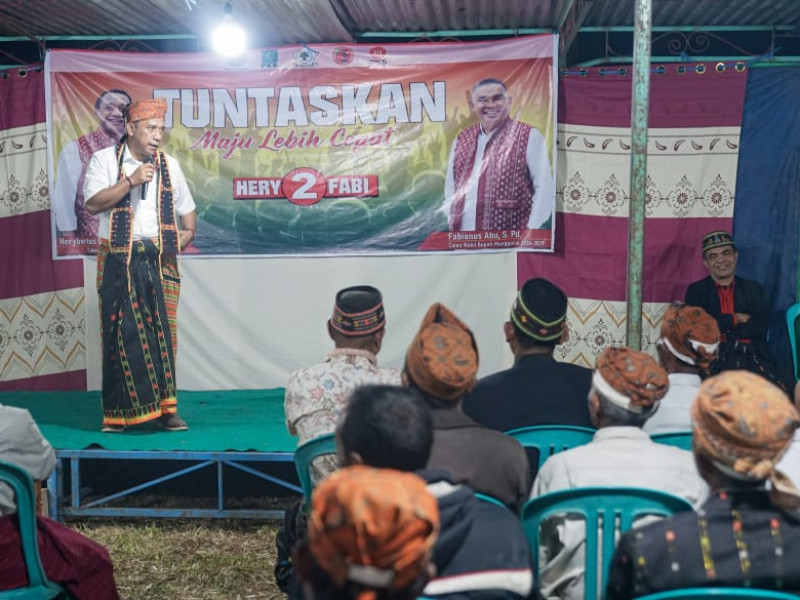 Hery Fabi Targetkan Raih 45 persen Suara di Cibal, Rafael Nanggur: Kami Kasih Lebih