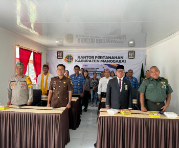 BPN Manggarai Launcing Layanan Elektronik