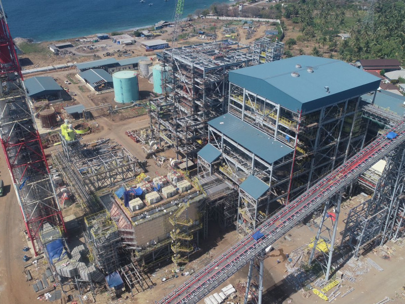 PLTU Lombok FTP-2 Sukses Lalui Tahapan Milestone First Steam Blow Unit #1