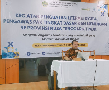Dr. Hendrikus Midun, S.Fil., M.Pd., Ajak Pengawas PAK Propinsi Menulis Karya Ilmiah