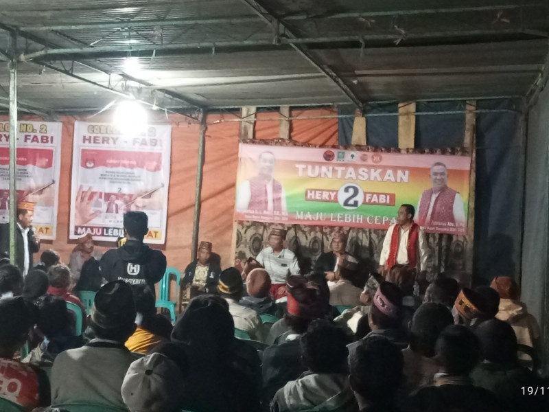 Sil Hadir, Mantan Camat Wae Ri’i Minta Masyarakat Menangkan Hery Fabi