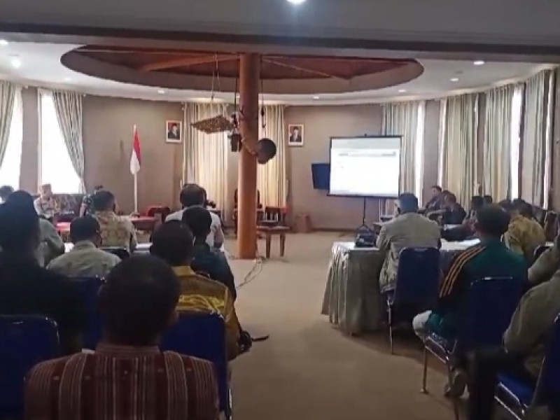 Gelar Rakor Peningkatan Status Gunung Namparnos, Bupati Senggol Dinas Kominfo