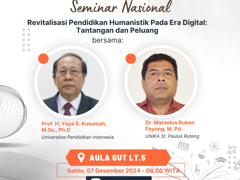 SemNas FKIP Unika St. Paulus Ruteng: Revitalisasi Pendidikan Humanistik di Era Digital