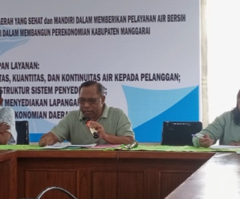 Air Keruh Akibat Gravitasi, Dirut BUMDAM TK Ajak Masyarakat Berdamai dengan Keadaan
