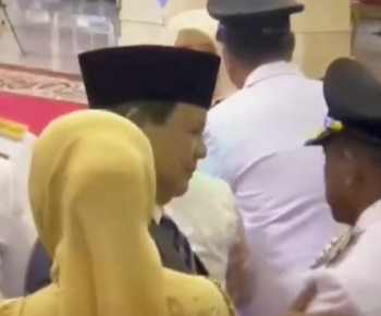 Tepuk Pundak Hery Nabit Saat Pelantikan di Jakarta, ini yang Disampaikan Presiden Prabowo